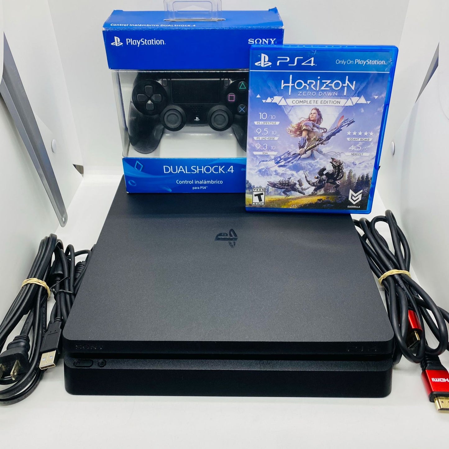 Ps4 Slim 1 Tb + 1 Mando Original + 1 Juego Físico a Elección + 1 Año de Garantía