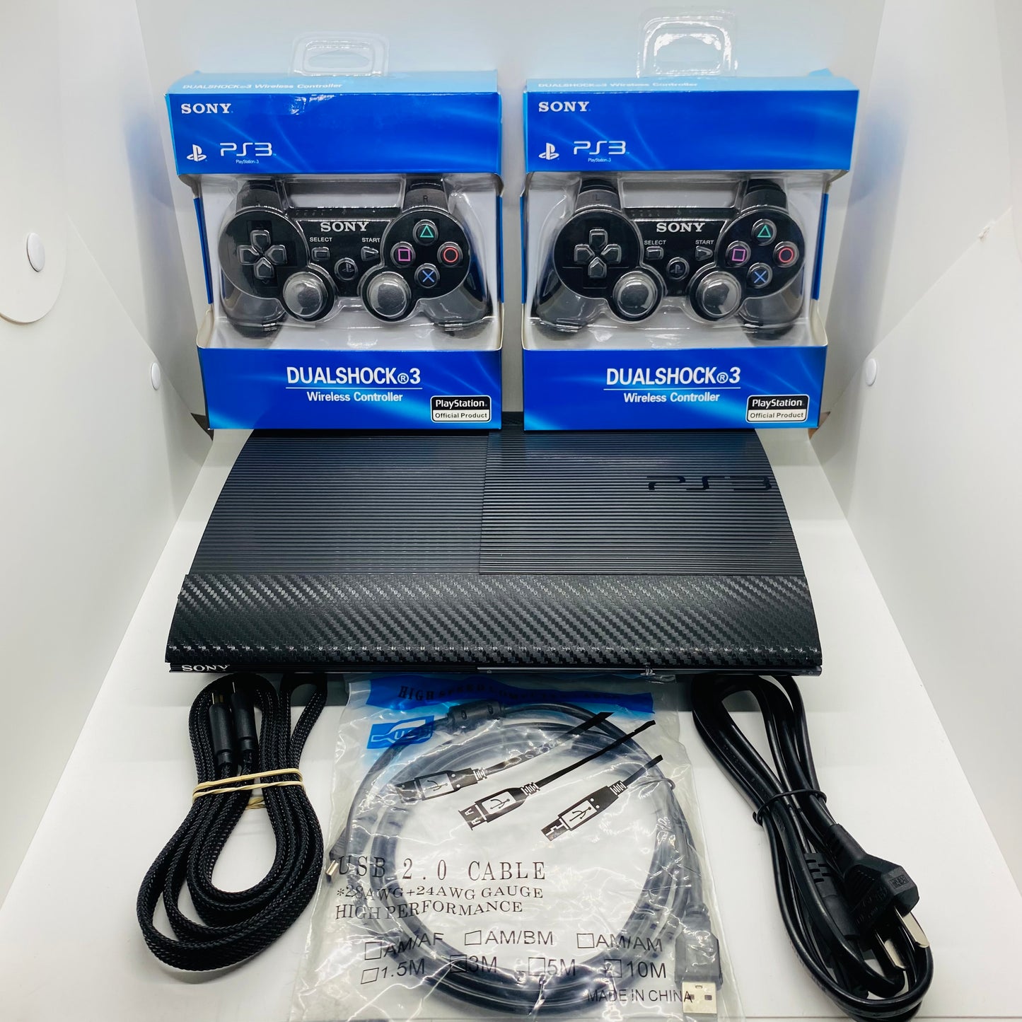 Ps3 Súper Slim 500gb + 50 Juegos Digitales + 2 Mandos + 1 Año de Garantía